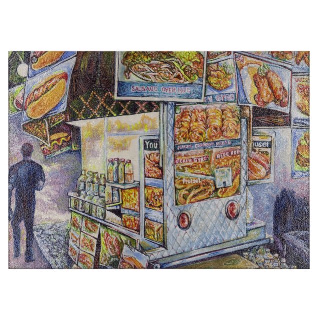 Extraordinary Artistic Workload Cutting Board (Front)