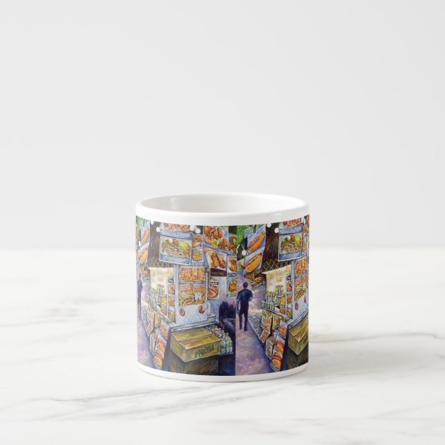 Extraordinary Artistic Workload Espresso Cup (Front)