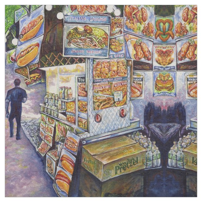 Extraordinary Artistic Workload Fabric (Swatch)