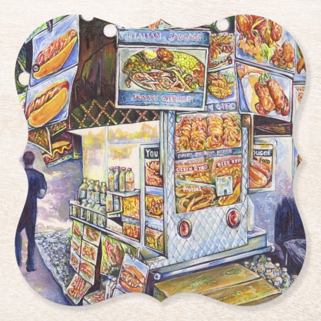 Extraordinary Artistic Workload Paper Coaster (Front)