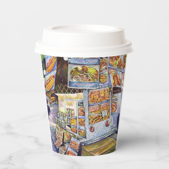 Extraordinary Artistic Workload Paper Cups (Front)