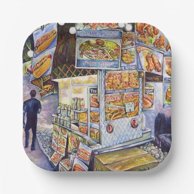 Extraordinary Artistic Workload Paper Plate (Front)