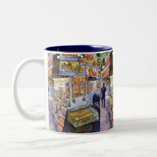 Extraordinary Artistic Workload Two-Tone Coffee Mug