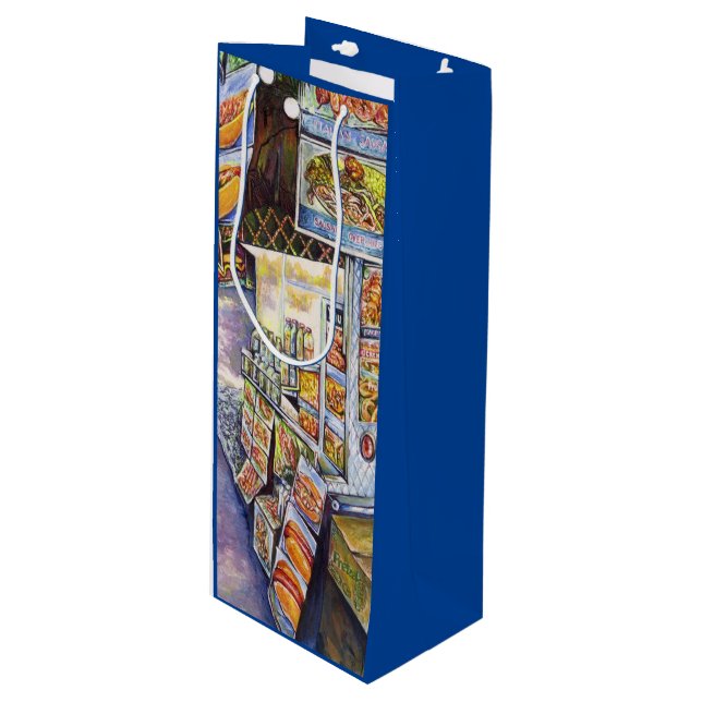 Extraordinary Artistic Workload Wine Gift Bag (Front Angled)
