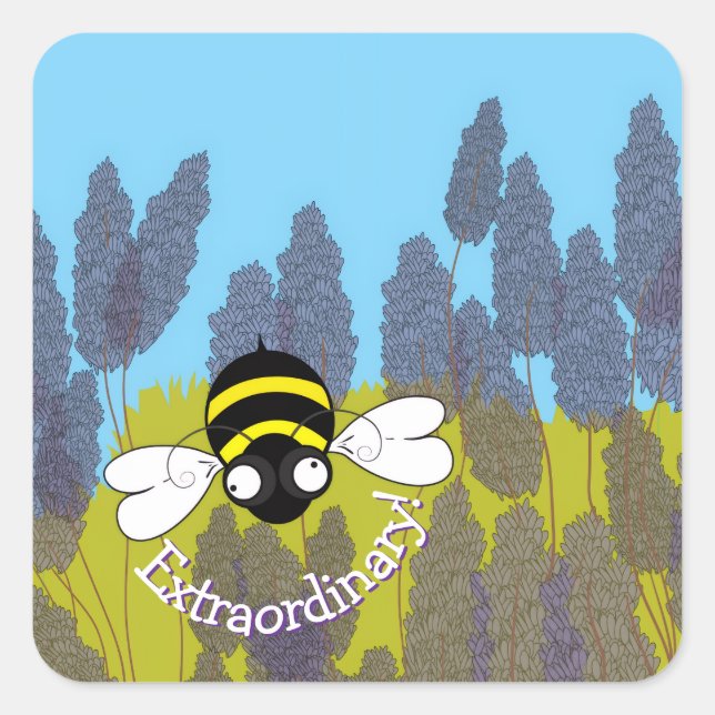 Extraordinary Bee Sticker (Front)
