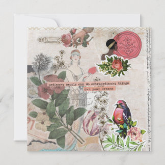 Extraordinary Dreams Flat Greeting Card