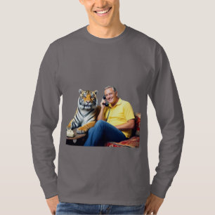 Extraordinary Encounter: Man and Tiger Long Sleeve T-Shirt