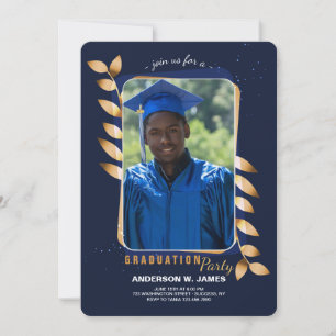 Extraordinary Graduate Photo Graduation Invitation