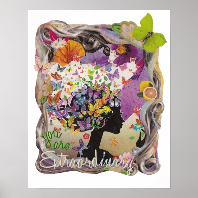 Extraordinary, Motivational Poster, Inspirational Poster (Front)