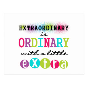 Extraordinary Postcard