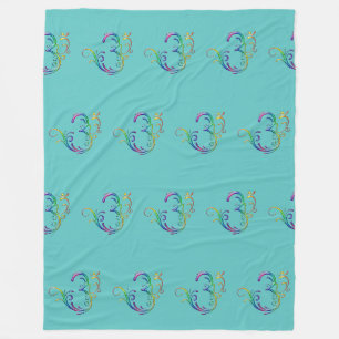 Extraordinary Spiritual Symbol Pattern 6 Fleece Blanket