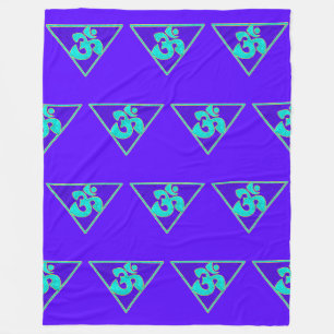 Extraordinary Spiritual Symbol Pattern 8 Fleece Blanket