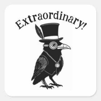 Extraordinary! Square sticker