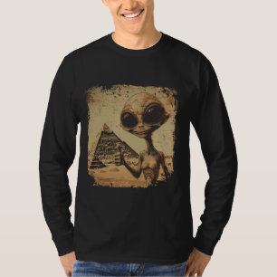 Extraterrestrial Alien Ancient Pyramids Thumbs Sci T-Shirt