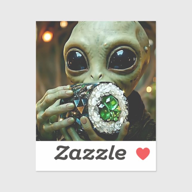 Extraterrestrial Alien and Crystalline Sushi  (Sheet)