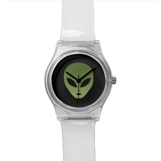 Extraterrestrial Alien Face Watch (Close Up)
