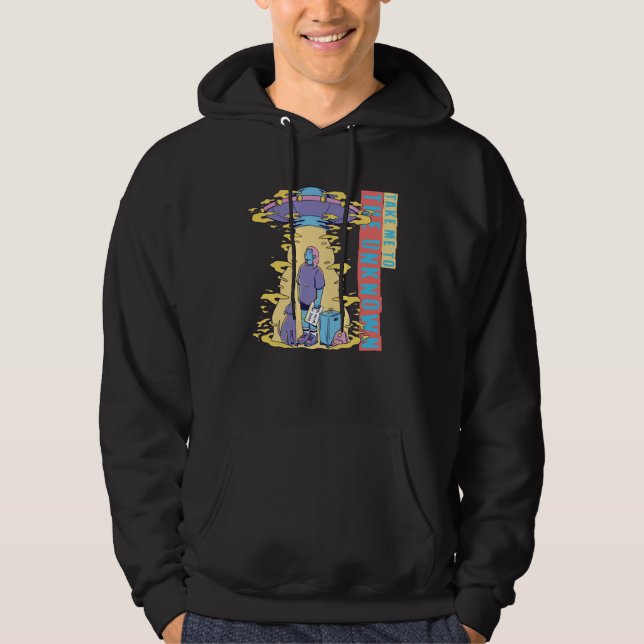 extraterrestrial Alien science fiction Hoodie (Front)