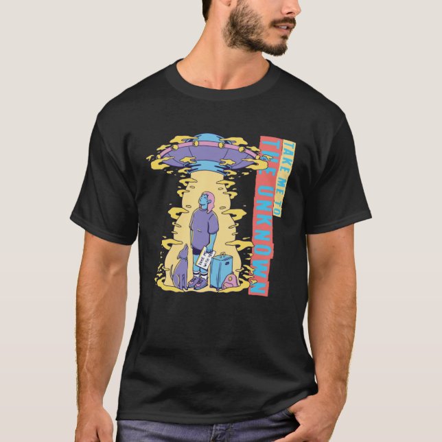 extraterrestrial Alien science fiction T-Shirt (Front)