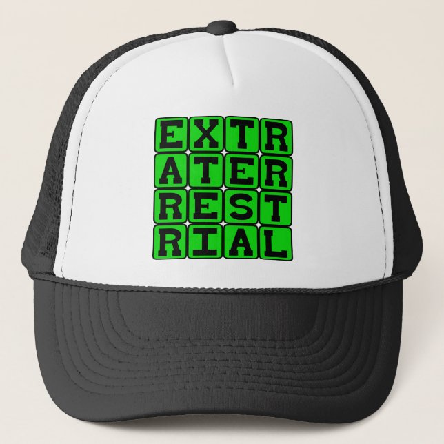 Extraterrestrial, Alien Trucker Hat (Front)