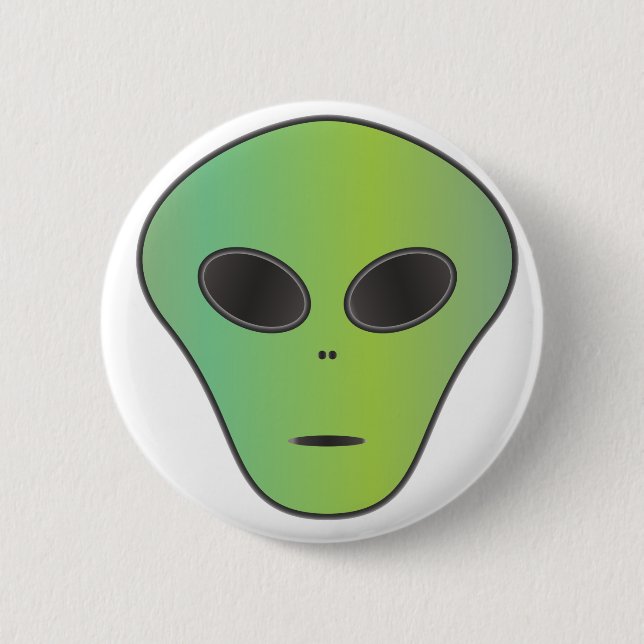 Extraterrestrial life 6 cm round badge (Front)
