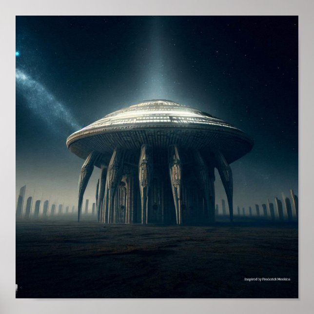 Extraterrestrial Structure Poster (Front)