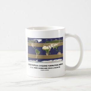 Extratropical Cyclone Formation Areas (Hurricane) Coffee Mug