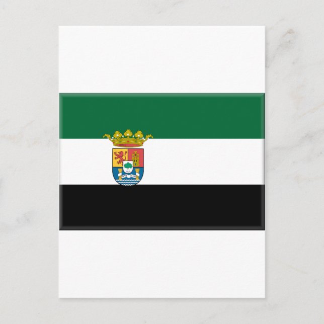 Extremadura (Spain) Flag Postcard (Front)
