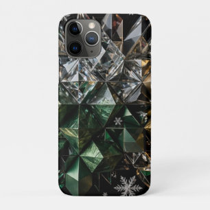 Extreme 3D Mosaic Christmas Tree Abstract iPhone 11 Pro Case