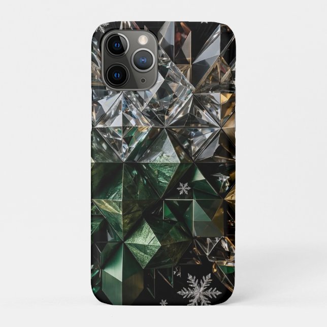 Extreme 3D Mosaic Christmas Tree Abstract  Case-Mate iPhone Case (Back)