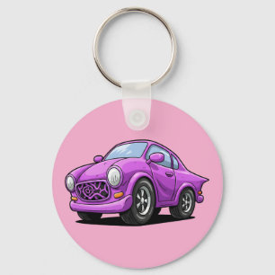 Extreme Bent Purple Auto Artwork Key Ring