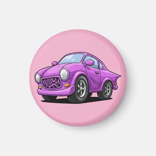 Extreme Bent Purple Auto Artwork  Magnet (Front)