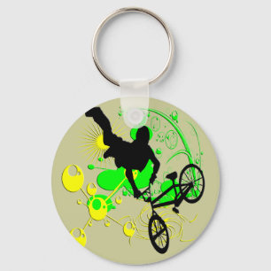 Extreme Biking Key Ring