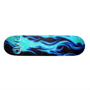 EXTREME Blue Flame Skateboard Deck