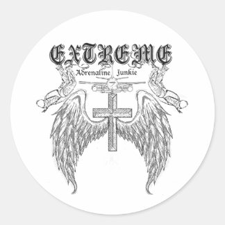 EXTREME CLASSIC ROUND STICKER