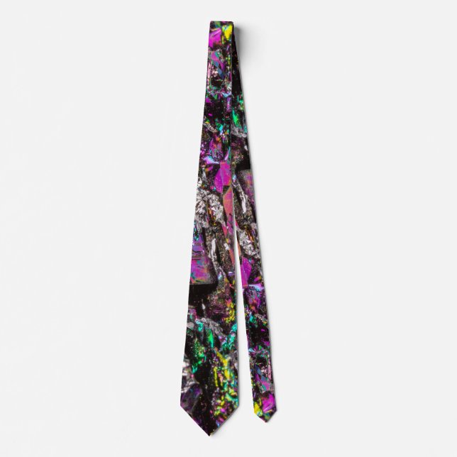 Extreme closeup crystal Carborundum Tie (Front)