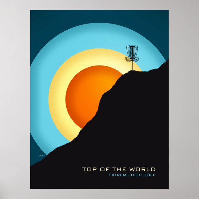Extreme Disc Golf Poster (Front)