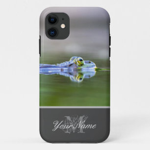 Extreme frog macro with golden eyes! iPhone 11 case