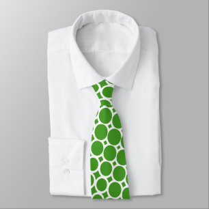 Extreme Halftone - Avocado on White Tie