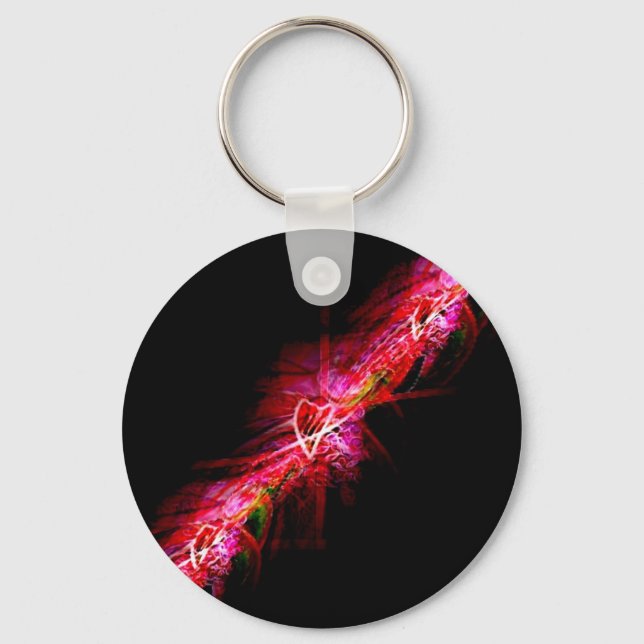 Extreme Heart Key Ring (Front)