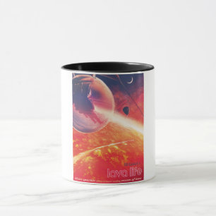 Extreme Hot Air Balloon on Volcanic Hellscape Mug