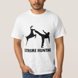 Extreme Hunting Deer Karate Kick T-Shirt