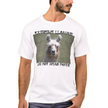 Extreme Llama Does Not Wear Pants T-Shirt