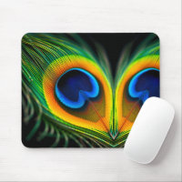 Extreme Macro of Peacock Feather Eye