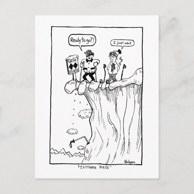 extreme mess postcard (Front)