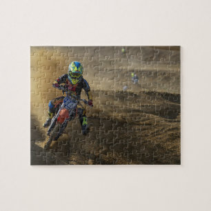 Extreme Motocross Motorcycle Motorsport Bike Jigsaw Puzzle