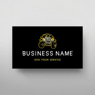 Extreme Offroad Vehicle Sports Car Engine Repair Business Card