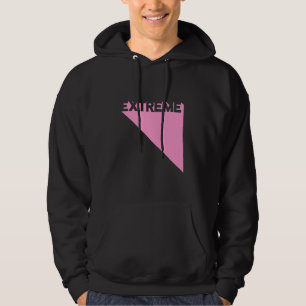 Extreme Pink Modern Gym Fitness Workout Gym Traini Hoodie