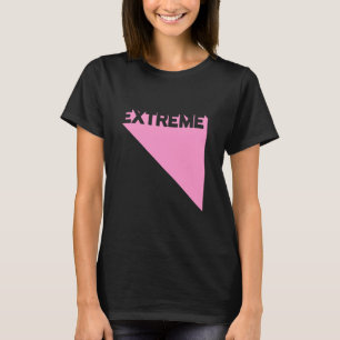 Extreme Pink Modern Gym Fitness Workout Gym Traini T-Shirt