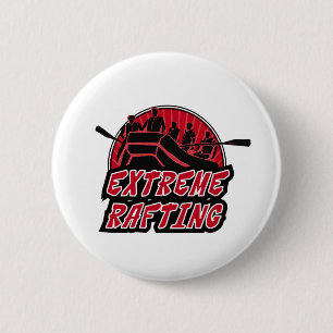 Extreme Rafting 6 Cm Round Badge