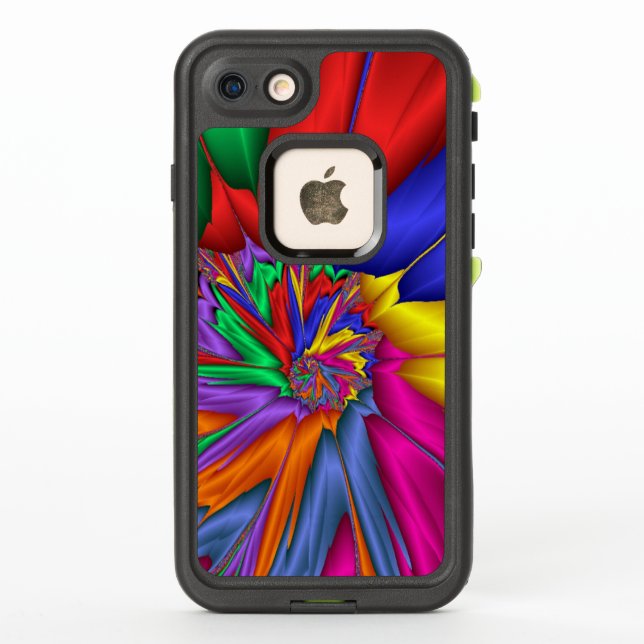 Extreme Rainbow Splash LifeProof iPhone Case (Back)